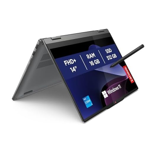 Lenovo IdeaPad 5 (2 in 1) Notebook Touch 14", Display WUXGA (1920x1200), Intel Core i5-13420H, 16GB RAM, 512GB SSD M.2, Grafica Intel UHD Graphics, WiFi 6, Windows 11 - Luna Grey