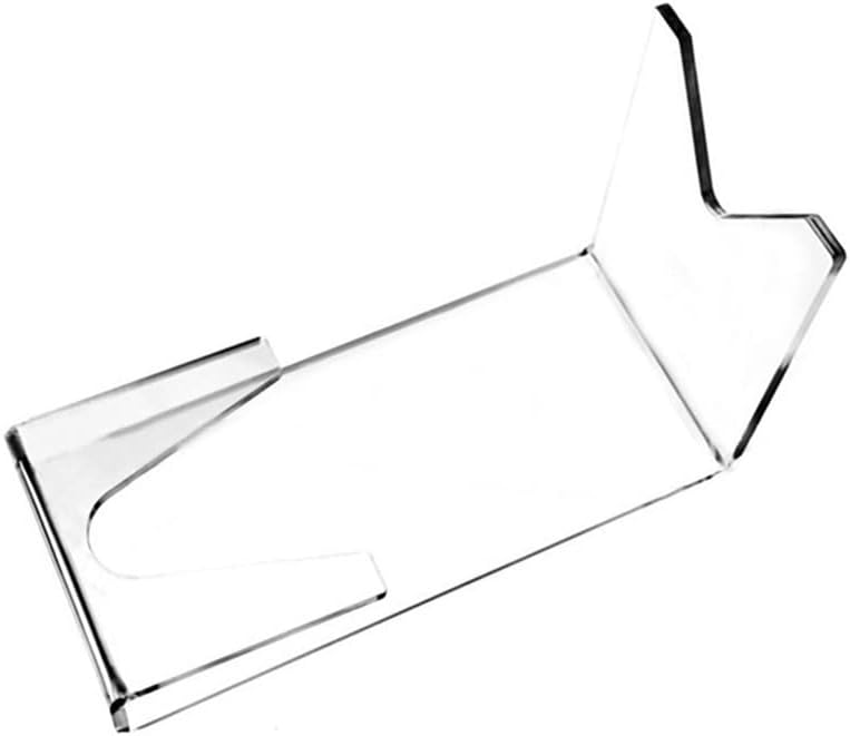 MiOYOOW 2PCS Acrylic Pistol Stands, Clear Acrylic Handgun Holder Portable Gun Display Stand for Handgun Pistol