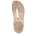 Vionic Womens Brea Gold Metallic Leather 5 W