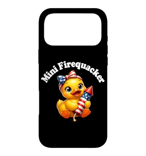Mini Firequacker ���킢���A�q���̐Ԃ���� 7��4�� �č��Ɨ��L�O�� �X�}�z�P�[�X iPhone 17 Pro Max �p