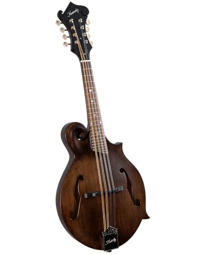 Kentucky KM-606 Standard F-Model Mandolin – Satin Brown – Solid Spruce Top, Maple Back & Sides...