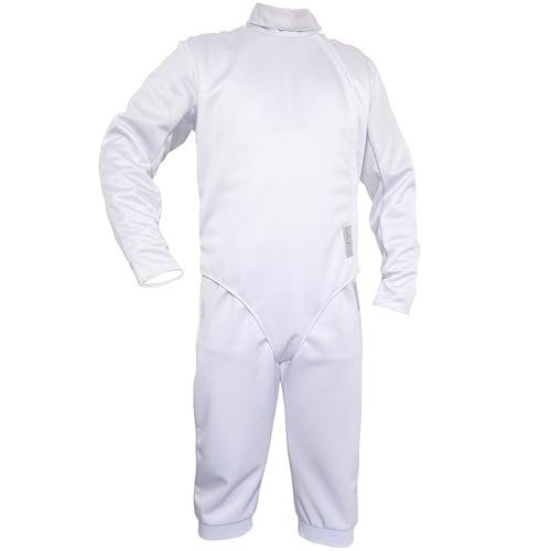 LEONARK 350NW Fechten Uniformanzug - Hosen Jacke Weste Set für Folie Degen Säbel (60)