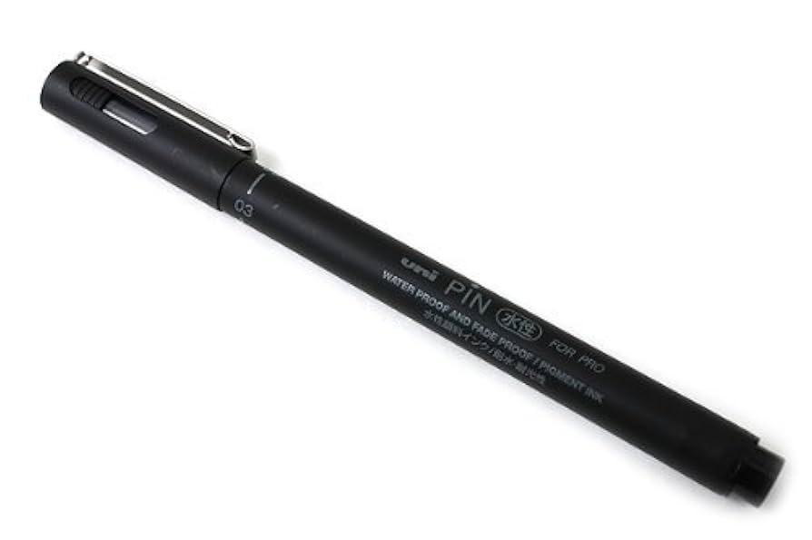 Amazon.co.jp: 三菱鉛筆 水性サインペン 0.38mm PIN－103 黒