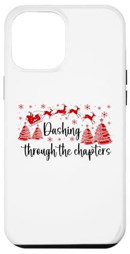 Bookish Christmas Books Lover Santa Reading One More Chapter Coque pour iPhone 12 Pro Max