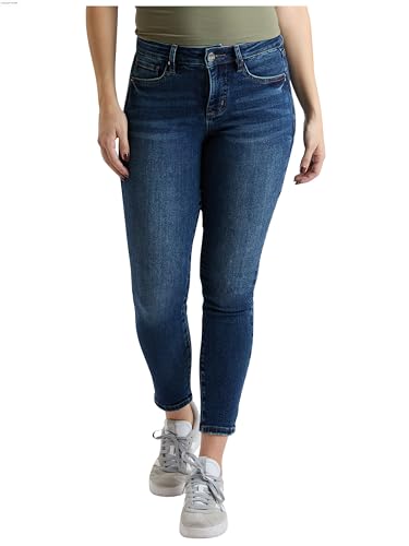 ROYALTY FOR ME Women's Premium Stretch Skinny Jean, S Midnight Sky Blue, 14