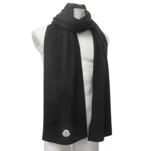 [モンクレール] マフラー 3C00018 A9342 ブラック [並行輸入品]