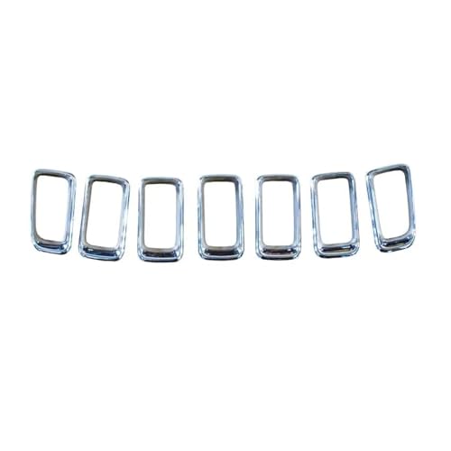 Inserto de moldura para rejilla delantera Jeep Compass: instalación precisa en siete piezas
