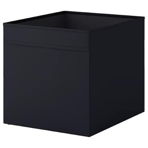 IKEA Drona Foldable Black Fabric Storage Box 33 x 38 x 33 cm