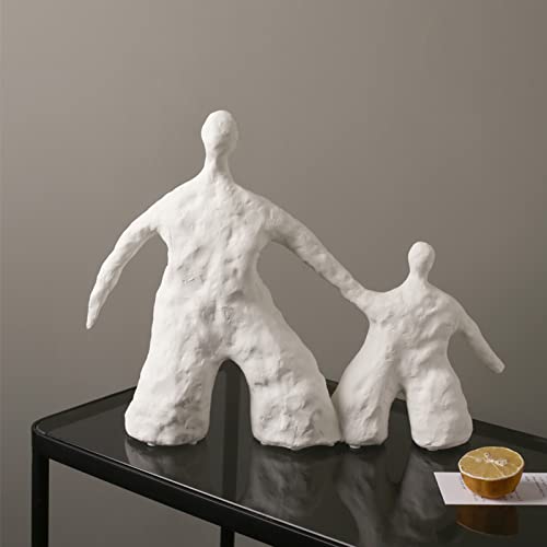 Statue mère et fille en porcelaine, cadeau d'anniversaire