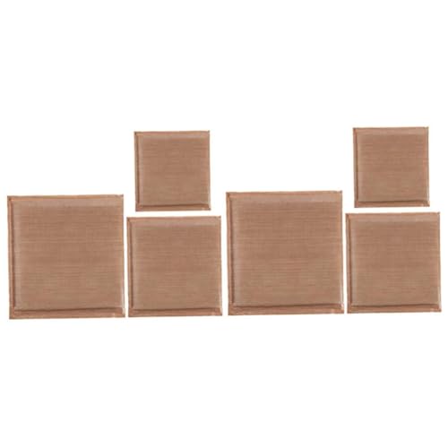 Lurrose 2 Juegos Revestimientos De Almohadas Tapetes De Vinilo De Transferencia Térmica Revestimiento De Horno Accesorio De Prensa Para Sombreros Cinta De Almohadillas 3 piezas*2