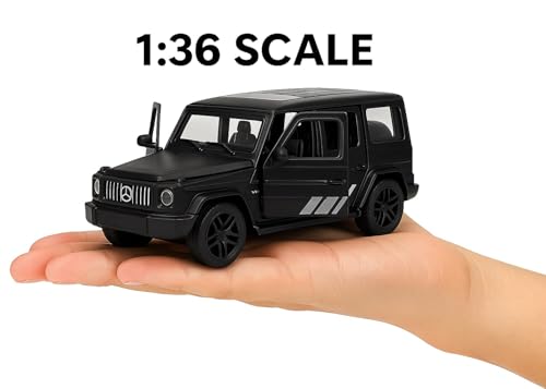 Image of Diecast G-Wagon Car Toy - 1:36 Scale Alloy Mercedes AMG G63 Pull-Back Model, Off-Road Vehicle Toy for Kids & Collectors, Gift for Boys & Car Enthusiasts (Color As Per Stock)