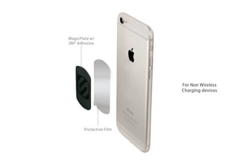 Scosche Mrk2Pk-Ub Magicmount Phone Replacement Plate Kit - For Magnetic Car Phone Mount Holder With Extra Strength Hold, Universal With All Devices, Black, Pack Of 2 #TOP2