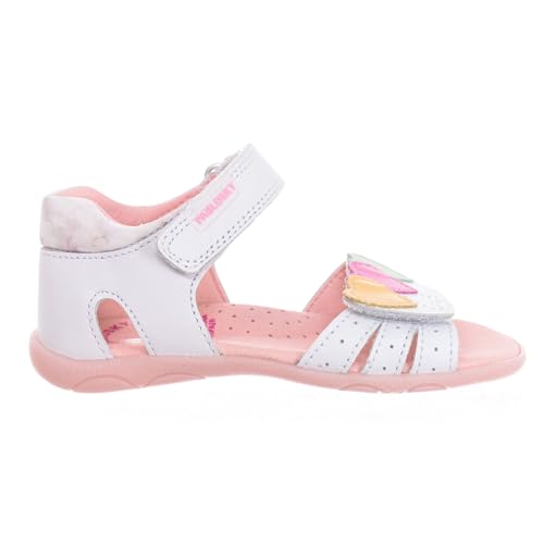 Sandale à talon Pablosky 007205 pour fille en cuir véritable