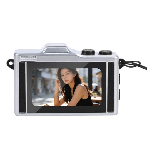 Appareil photo compact rétro Akozon 4K idéal à offrir en voyage