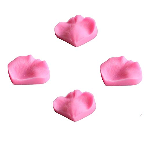 HPiano 4 stuks suiker handwerk kunst roos bloem bloemblaadjes veiner fondant ijsvorming siliconen ijsvorm reliëf taart DIY vormen snoep decoratie vorm taart versieren vormen