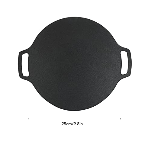 Poêle à griller coréenne 25 cm antiadhésive à doubles poignées