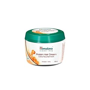 Himalaya Protein Hair Cream | Controls Hair Damage & Improves Hair Conditioning | Non Sticky Oil Replacement Hair Cream| With Chickpea & Amla | For Women & Men | 200ml