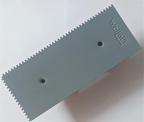 Wallnut 3mm. Notched Trowel in steel for fixing glass mosaic tiles (Final Adhesive thickness - 1.5 mm.) | Notch trowel for fixing ceramic mosaic | Notch Trowel for fixing marble mosaic