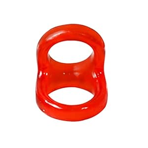 HEALLILY Mannen Vertraging Ring Elastische Scrotum Eikel Dubbele Ring Sperma Restraint Lock Ejaculatie Langer Blijvende…