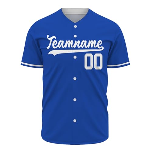 Personalized Baseball Jersey Customized Name Number Logo Multicolor Baseball Shirts for Men Women Kids miniatura 2