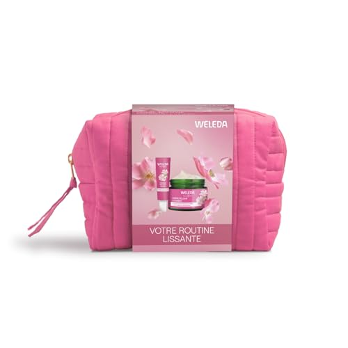 WELEDA - TROUSSE VISAGE ROSE - Crème de jour - Contour des yeux - NATRUE - Crème : 40 ml