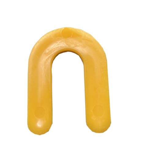 Tile Spacers 100Pcs Reusable Tile Spacers Clips Wedge U-Shape Ceramic Leveling System for Floor Wall Gap Fixing Construction Tools(Yellow)