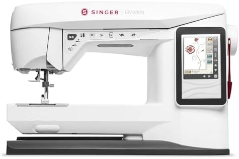 Máquina de Bordado SINGER EM9305 | 150 Matrizes, Tela Touch, Cort...