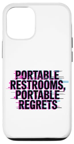 PORTABLE RESTROOMS PORTABLE REGRETS �X�}�z�P�[�X iPhone 12/12 Pro �p