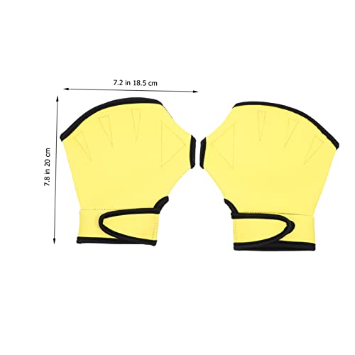 Sosoport 2 Pares Luvas De Auxílio À Natação Luvas De Natação Com Membranas Luvas Para Homens Luvas I