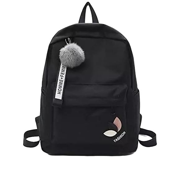 Fashion backpack for girls women college school travel PU printed single compartment daily use bag lightweight-image-36