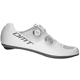 DMT KR0 EVO - Zapatillas de Ciclismo de Carretera superligeras, Parte Superior de Punto Aeroflex, Doble Esfera Boa Li2, Suela de Carbono superligera, Rendimiento Ultraligero y aerodinámico, Ajuste de