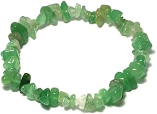 CrystalAge Green Aventurine Gemstone Chip Bracelet