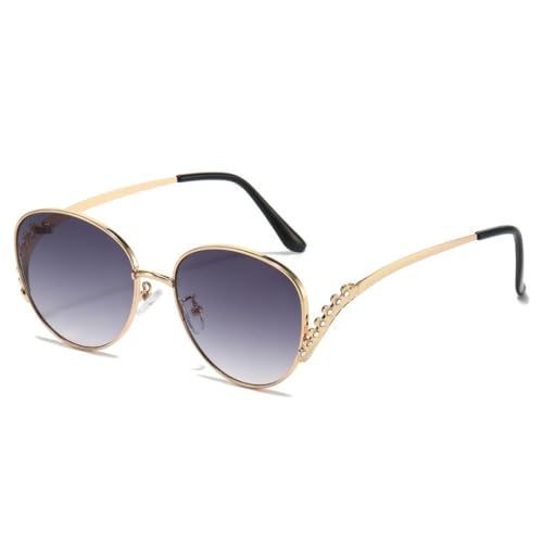Lunettes de soleil rétro femmes pour la plage et terrasse UV400