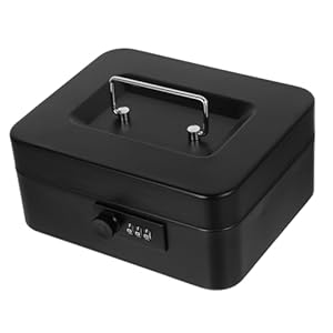 FIXOSHEE Kleiner Tresor mit Zahlenschloss