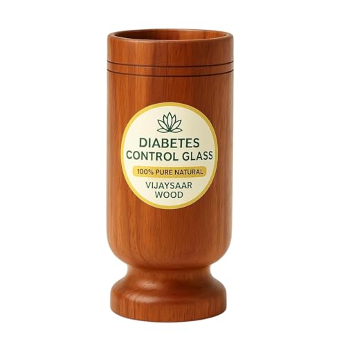 Image of Vijaysar Wooden Glass 100ml | Ayurvedic Tumbler for Diabetes & Sugar Control | Natural Detox Water Cup for Digestion & Wellness | Handmade Eco-Friendly Wooden Drinkware