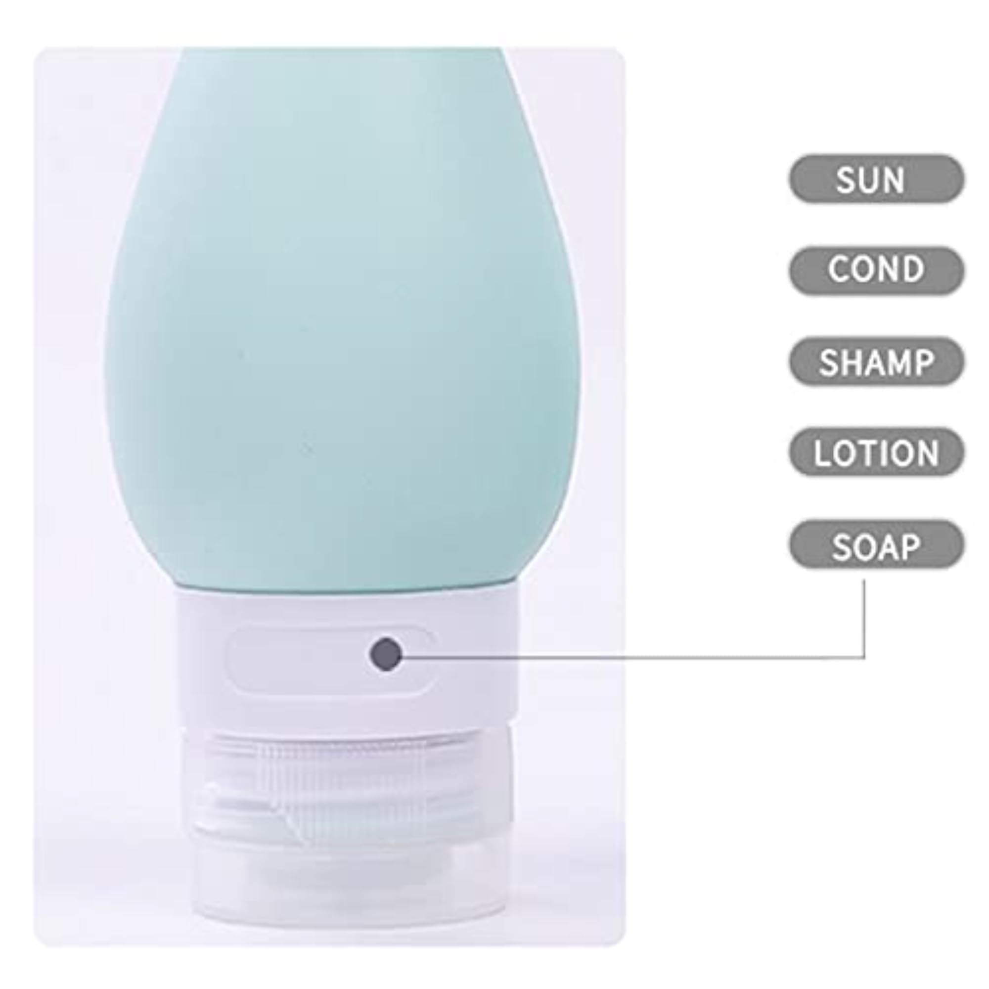 Travel Bottle Silicone Portable 3PCS Rabbit Cartoon Makeup Bottle Set