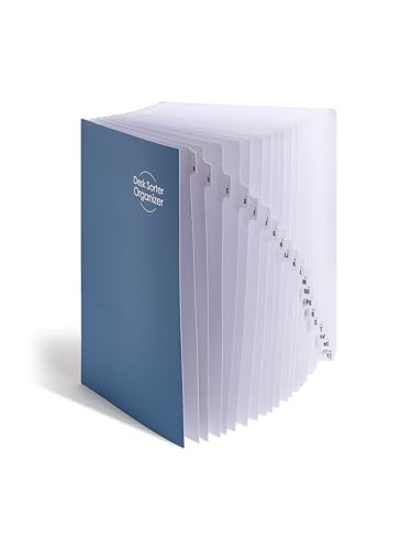Trieur de fichiers extensible Smead format légal A-Z et 1-20 bleu