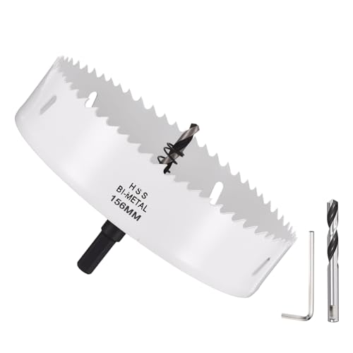 Scie-cloche 156 mm anti vibration pour couper l acier sans bavure