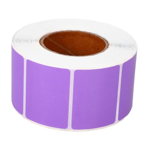 FRCOLOR 彩色三防熱敏ラベル紙 入り プリンター対応 耐水性マット仕上げ 熱転写式ステッカーシール 店舗用ラベル印刷用紙 コード印刷鮮明