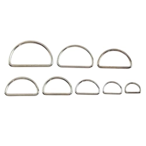 Hebillas de anillo en D para reparar mochilas de senderismo y ajustar correas de calzado