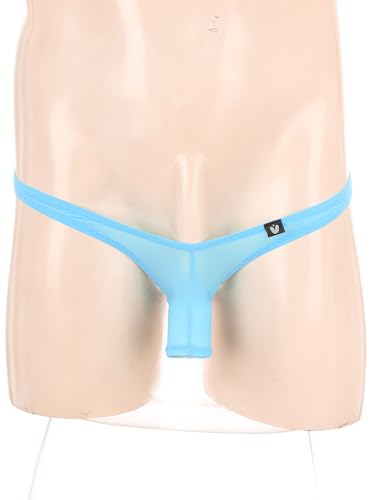 Men's Micro T-back Sexy Open Sheath Underwear G-string Thongs Butt-Flaunting Sissy Panties2