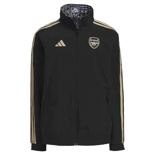 2023-2024 Arsenal Ian Wright Anthem Jacket (Black) - Kids