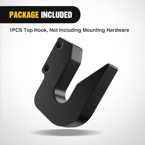 Image of Nilight Quick Hitch Top Hook for Cat 1 Fit for Harbor Freight Tow Hook Up 3 Point Quick Attach Category Black Powder Coated Replaces HW14-11-37 and HF141137