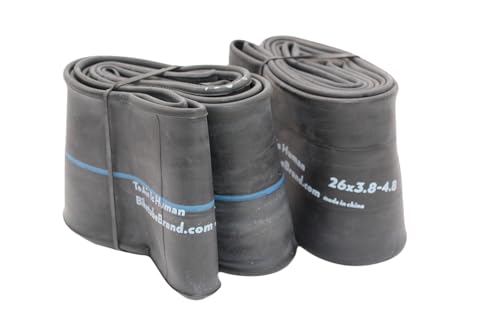 Biketube Brand Fat Bike Tube 26 x 4 Presta - Super Value 2-Pack