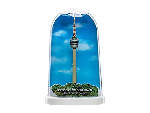 Schneekugel Stuttgart Fernsehturm | Schüttelkugel zum Stuttgarter Wahrzeichen | in Deutschland hergestellt Cover