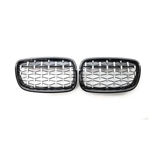 Parrilla delantera negra para X5 E70 y X6 E71 modelos de 2007 a 2013 compatible con 51137157687 3