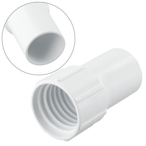 Manguera de vacío para piscina para manguera enrollada en espiral de 1 1/2 pulgadas para reemplazar extremos de manguera dañados o desgastados