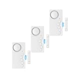 EGIZPY Fridge Door Alarm with Delay, Door Alarms When Opened, 3PK