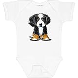 inktastic Bernese Mountain Dog Baby Bodysuit 6 Months 0020 White - KiniArt 3e81