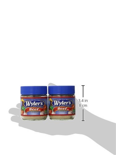 Wyler's Beef Instant Bouillon Powder (3.75 oz Jars, Pack of 4)